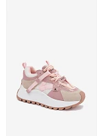 Tenisky na platforme z prírodného semišu GOE TT2N4022 pink Tenisky na platforme z prírodného semišu GOE TT2N4022 pink