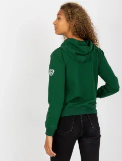 Dámska mikina RV BL 8226.11X tmavo zelená