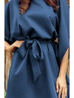 SOFIA - Svetlo modré dámske motýlikové šaty 287-7 SOFIA - Svetlo modré dámske motýlikové šaty 287-7