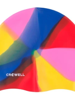 Silikónová plavecká čiapka Crowell Multi-Flame-03