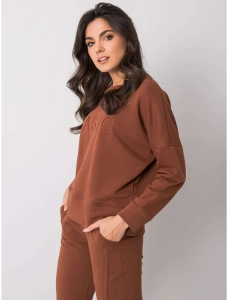 Mikina RV BL 6080.19 tmavo hnedá