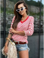 Blúzka TW BZ 2102 1.26 biele a červené