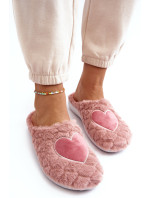 Dámske kožušinové domáce topánky Inblu Pink