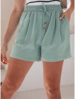 Dámske látkové šortky SUMMER TRIP green FashionStreet SY0436