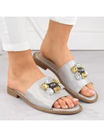 S.Barski W OLI262B žabky so strieborným zirkónom S.Barski W OLI262B žabky so strieborným zirkónom