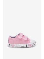 Trampki Dziewczęce Na Rzepy Lee Cooper LCW-25-02-3265K Różowe