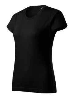 Základné voľné tričko čierne