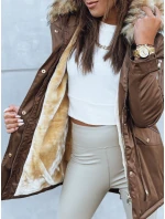 Dámska zimná bunda VIXEN hnedá FashionStreet TY3871 Dámska zimná bunda VIXEN hnedá FashionStreet TY3871