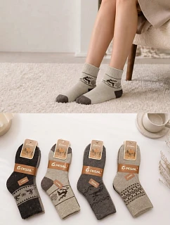 Ponožky WiK Pesail 3055, vzor 60 Camel, veľkosti 35–42