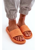 Damskie Klapki 4FMM00FFLIF045-70S Pomarańczowe