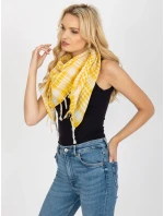 Dámska šatka AT CH ARAFAT.37 biela a žltá