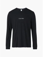 Pánske tričko s dlhým rukávom NM2171E - UB1 - Čierna - Calvin Klein Pánske tričko s dlhým rukávom NM2171E - UB1 - Čierna - Calvin Klein