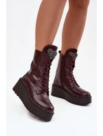 Topánky na klinovom podpätku model 219569 Step in style