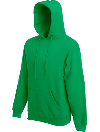Fruit of the Loom Classic Hooded Sweat Mikina s kapucňou 16.2208 kelly green