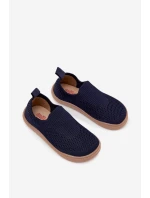 Wsuwane Kapcie Barefoot Dziecięce Milami Granatowe Mariselle