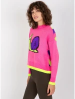 Dámsky sveter EM SW 1027 01 ružový