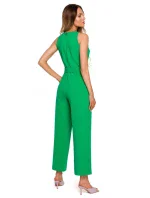 M679 Kombinéza bez rukávov s opaskom a sponou - zelená M679 Kombinéza bez rukávov s opaskom a sponou - zelená