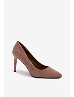 Lodičky s ihlovým podpätkom model 226094 Krok vo veľkom štýle Lodičky s ihlovým podpätkom model 226094 Krok vo veľkom štýle