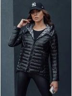 Dámska obojstranná prechodná bunda JIMA čierna FashionStreet TY4506