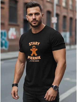 Pánske tričko s potlačou OLD BIRDERS čierne FashionStreet NX0108R Pánske tričko s potlačou OLD BIRDERS čierne FashionStreet NX0108R