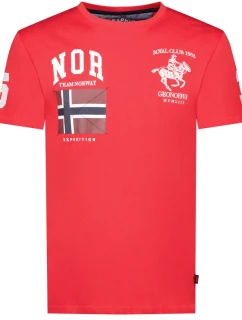 Geografické Nórsko Jequestre 254 M SY1305H/GN-Red Tričko