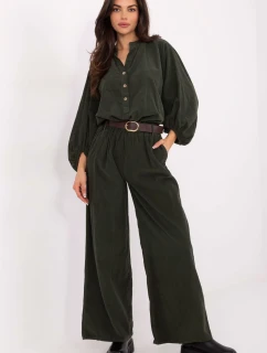 Šnúrové nohavice model 220283 Taliansko Moda