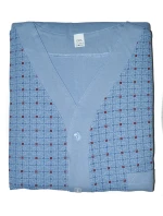 Pánske rozopínacie pyžamo Gucio dł/r M-2XL Pánske rozopínacie pyžamo Gucio dł/r M-2XL