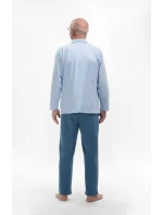 Pánske pyžamo Martel 403 Antoni III dĺžka/r 3XL-4XL pyžamo na zips Pánske pyžamo Martel 403 Antoni III dĺžka/r 3XL-4XL pyžamo na zips