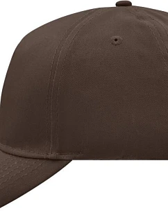 Daiber MB 6117 5-panelová čiapka s výložkou 03.6117 tmavohnedá