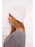 Tenká čiapka Oliwia K252 biela