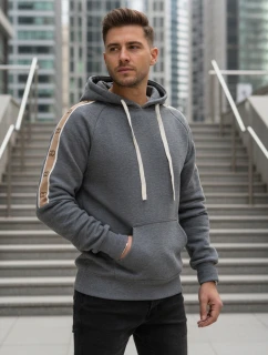 Pánska sivá mikina FashionStreet BX5945