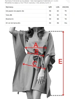 SOFIA - Dámske motýlikové šaty v medovej farbe 287-1