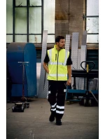 Yoko HV 006 Hi-Vis softshellová vesta 79.V006 hi vis yellow Yoko HV 006 Hi-Vis softshellová vesta 79.V006 hi vis yellow