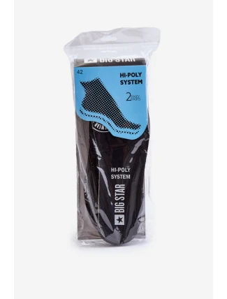 Vložky do topánok BIG STAR Memory Foam System 2 páry Black Vložky do topánok BIG STAR Memory Foam System 2 páry Black