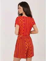 Šortky D73771M62489KD oranžová Šortky D73771M62489KD oranžová