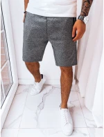 Pánske tmavosivé teplákové šortky FashionStreet SX2255 Pánske tmavosivé teplákové šortky FashionStreet SX2255