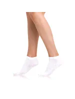 Krátke dámske bambusové ponožky BAMBUS AIR LADIES IN-SHOE SOCKS - Bellinda - biela