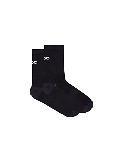 Cyklistické ponožky POC Cadence Road Socks, čierne