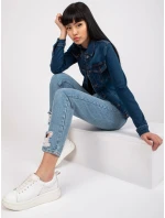 Dámska bunda RO KR CKT 4007 tmavo modrá