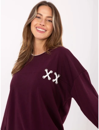 Mikina RV BL A941.58 bordová