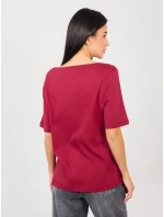 Tričko RV TS A1090.30 bordové