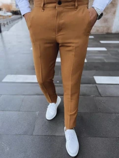 Pánske hladké ťavie nohavice FashionStreet UX3974