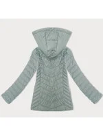 Dámska ľahká bunda s odnímateľnou kapucňou J Style mint (16M9230-156)