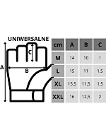 UNIVERZÁLNE FITNESS TRÉNINGOVÉ RUKAVICE R.XL ENERO FIT UNIVERZÁLNE FITNESS TRÉNINGOVÉ RUKAVICE R.XL ENERO FIT