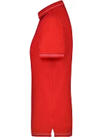 Daiber JN 568 Dámske elastické polo tričko z džerseju 02.0568 červené/biele Daiber JN 568 Dámske elastické polo tričko z džerseju 02.0568 červené/biele