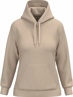 Kariban K 473 Dámska mikina s kapucňou 20.K473 light sand