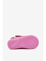Dětské pantofle Milami na suchý zip Růžové Jasimrra