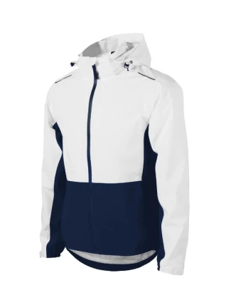 Dúhová bunda pre mužov biela