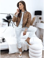 Dámska bunda BOMBER camel FashionStreet TY3431