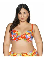 Plavky Ava SK 226 Vivid Orange Maxi podprsenka s plnými košíčkami Plavky Ava SK 226 Vivid Orange Maxi podprsenka s plnými košíčkami